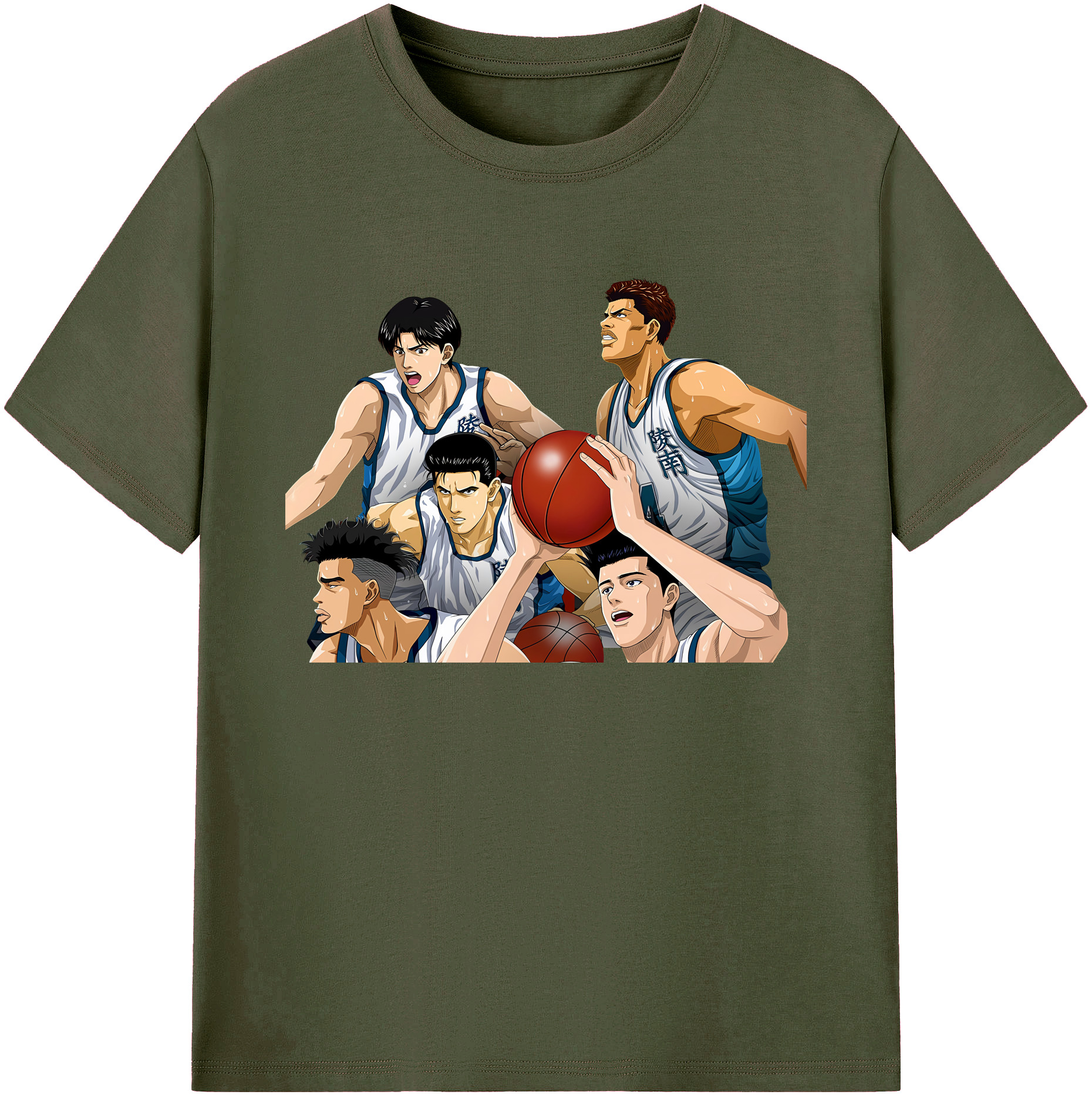 （画像用） SLAM DUNK／スラムダンク 綿100％ メンズ半袖Tシャツ｜肌触りやわらか＆通気性